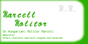 marcell molitor business card